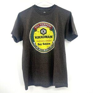 Kikkoman Soy Sauce Gray Graphic Tee Women's Small